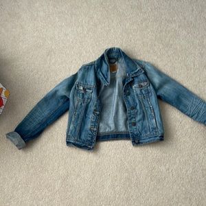 Hollister blue Jean Jacket. Size medium for child/teen.
